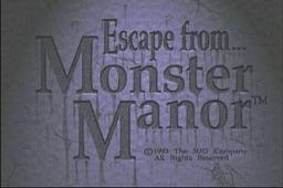 Escape from Monster Manor Title Screen